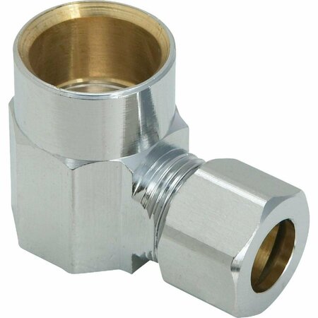 ALL-SOURCE 1/2 In. SW X 3/8 In. OD Angle Connector 455983